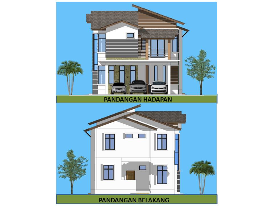Afaz Reka Pelan Rumah Online Banglo 2 Tingkat Banglo 2 Tingkat Rumah