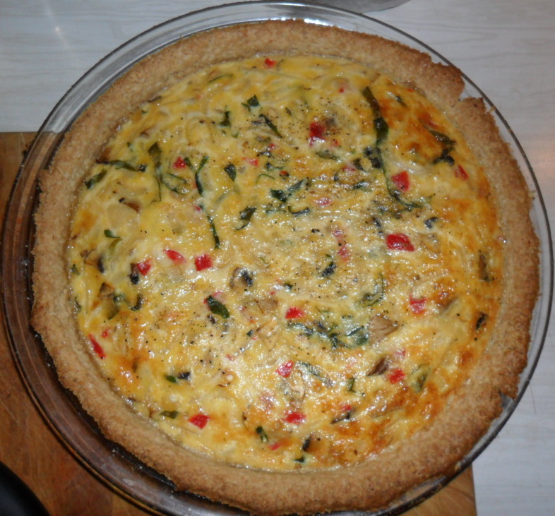 Simply Sue's Simple Diary: Cheese and Onion Oat Flan