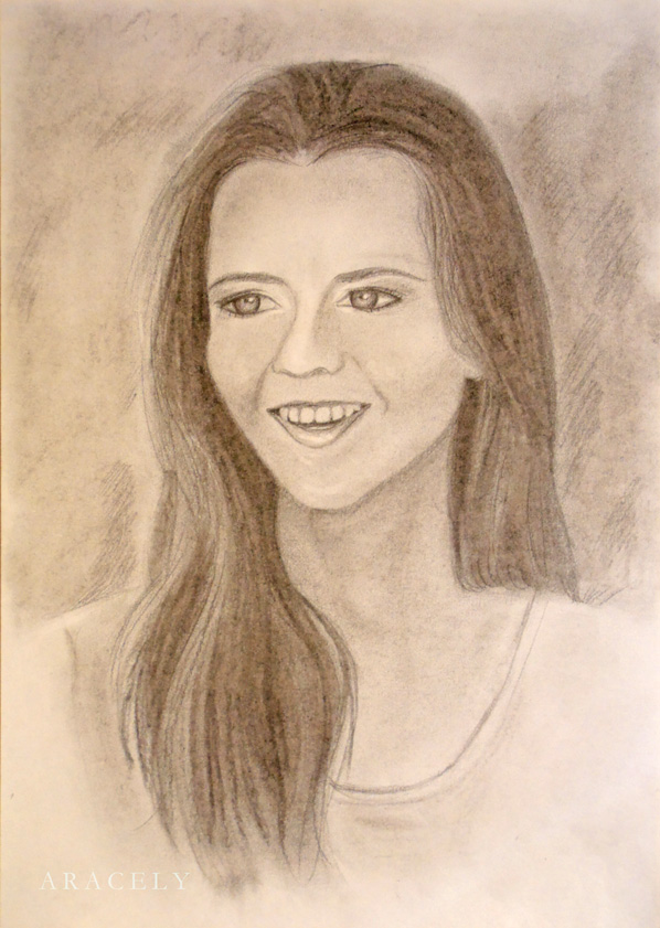 rostros femeninos carbon