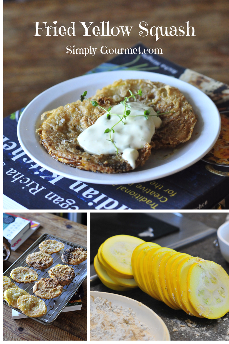 Simply Gourmet Fried Yellow Squash vegan