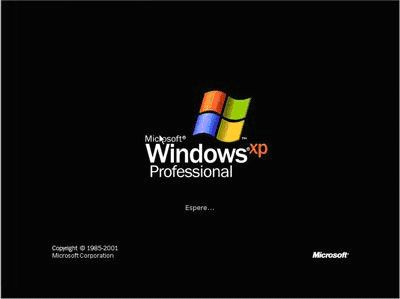 Pantalla de inicio de Windows XP (Boot screen)
