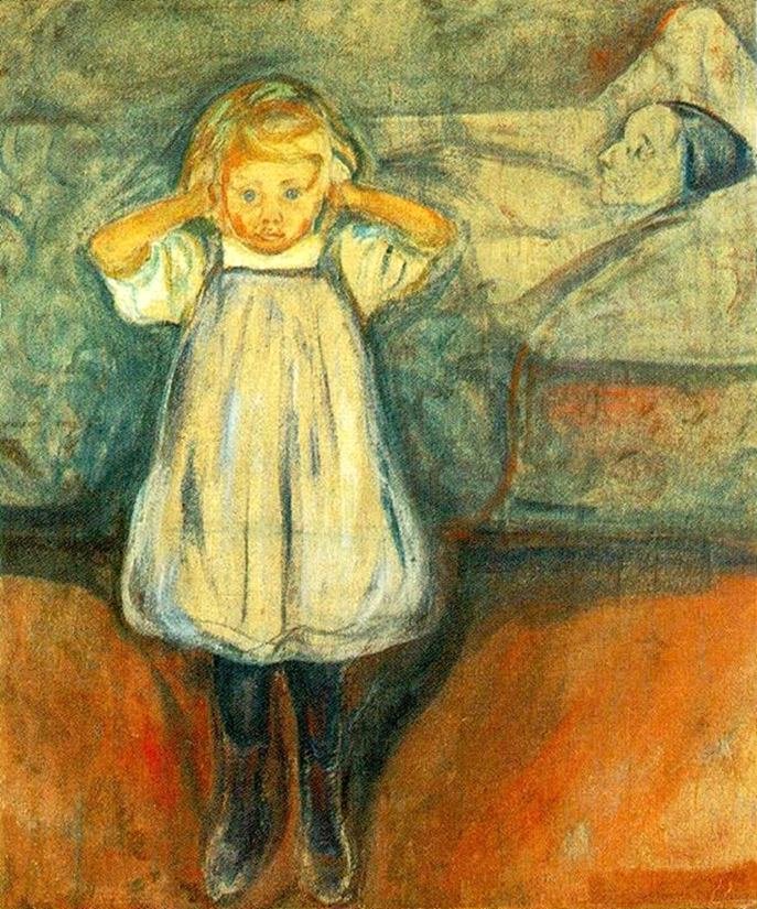 Edvard Munch - Den døde mor