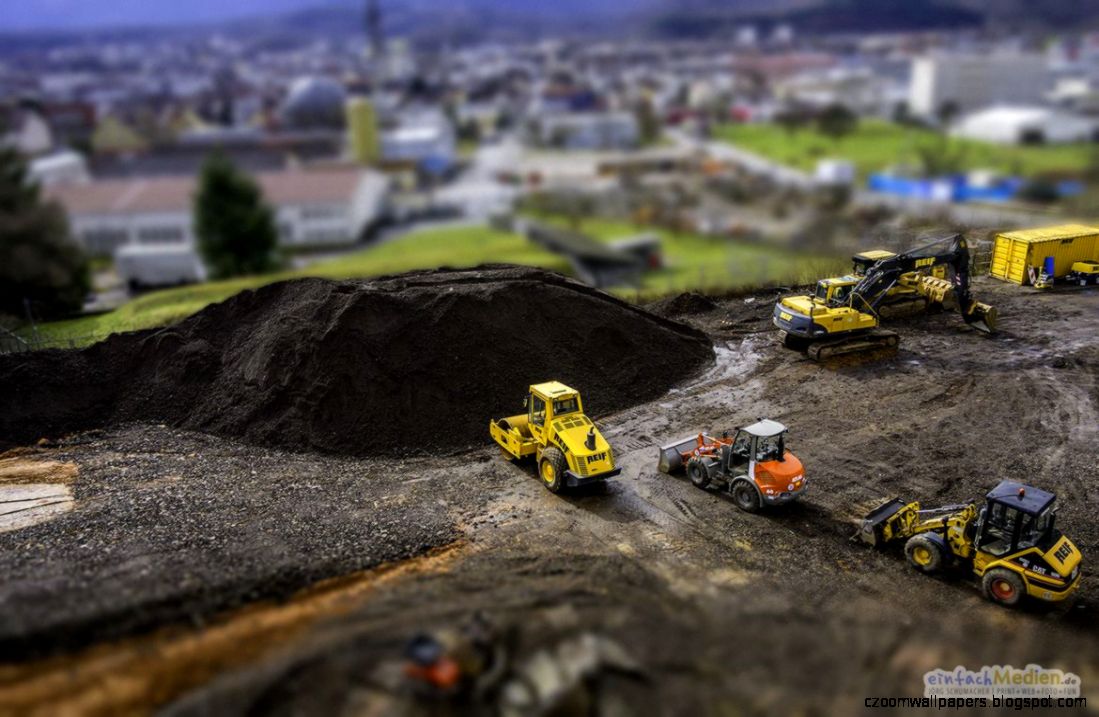 Tilt Shift Landscape Photography Zoom Wallpapers