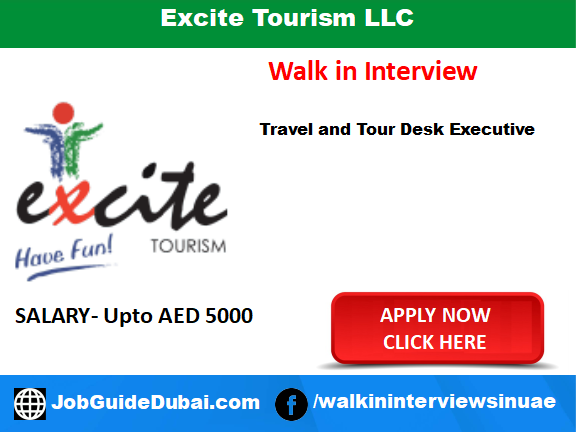 Job Interview Excite Tourism Llc Job Guide