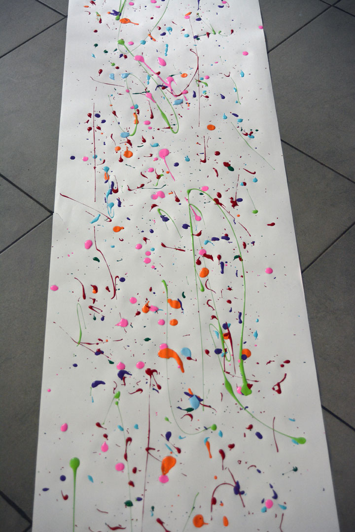 DIY Painted Table Runner