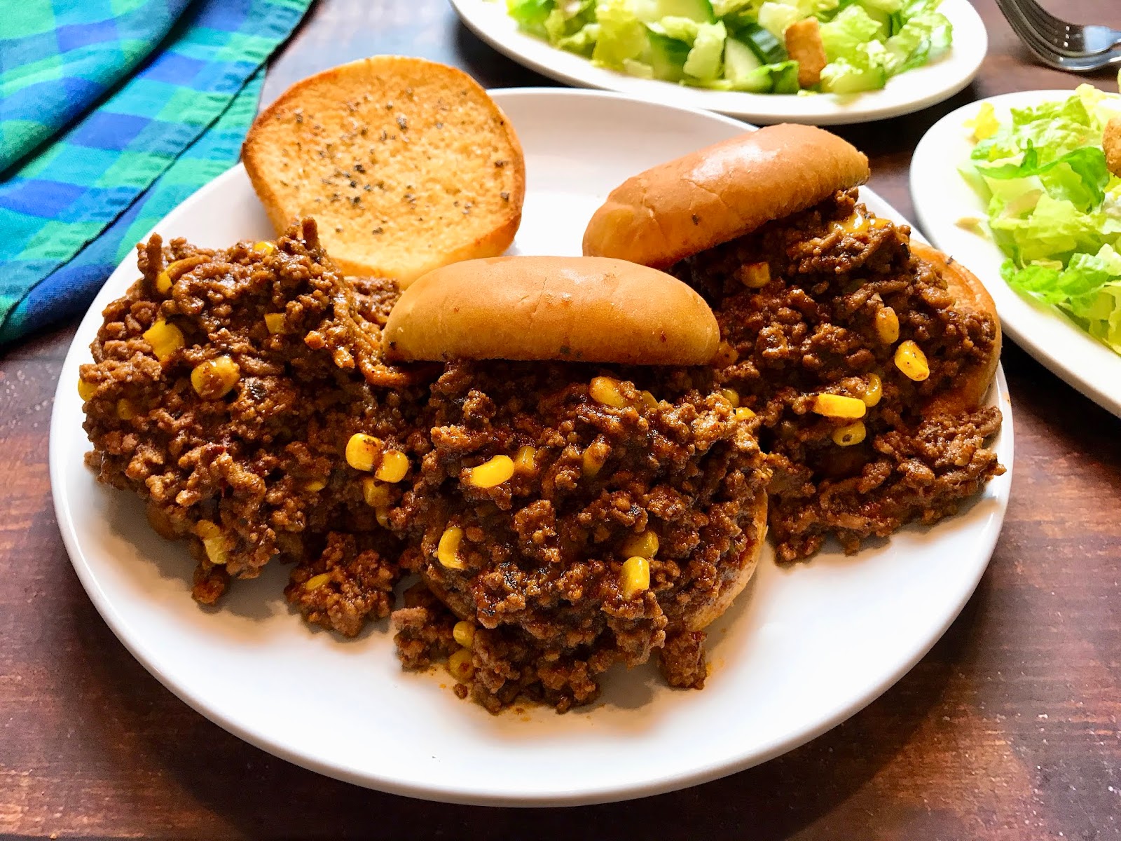 Chipotle Sloppy Joes with Toasted Garlic Butter Buns