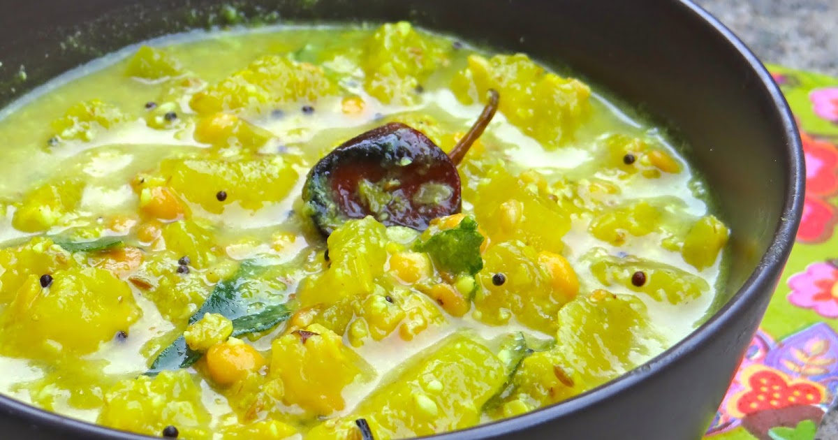 Poosanikai Kootu/ White Pumpkin In Coconut Gravy Few Minute Wonders