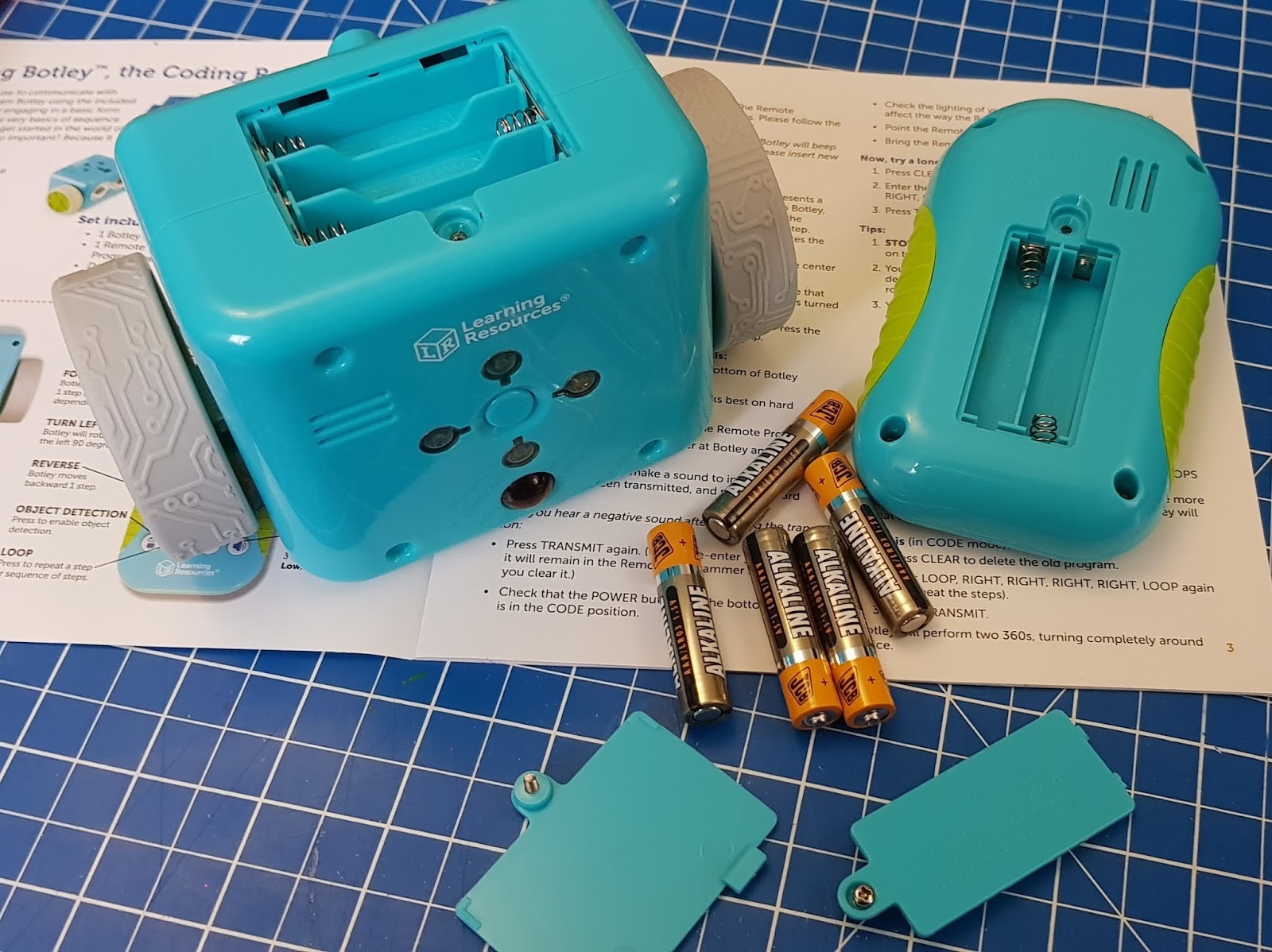 The Brick Castle Botley The Coding Robot Activity Set Review Age 59 (sent by Learning Resources)