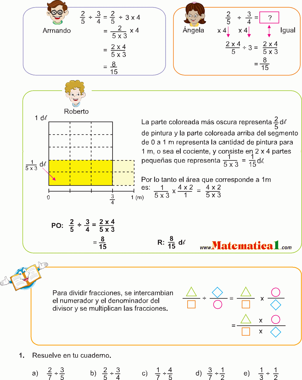 Ejercicio De Divisiones De Fracciones | Images and Photos finder