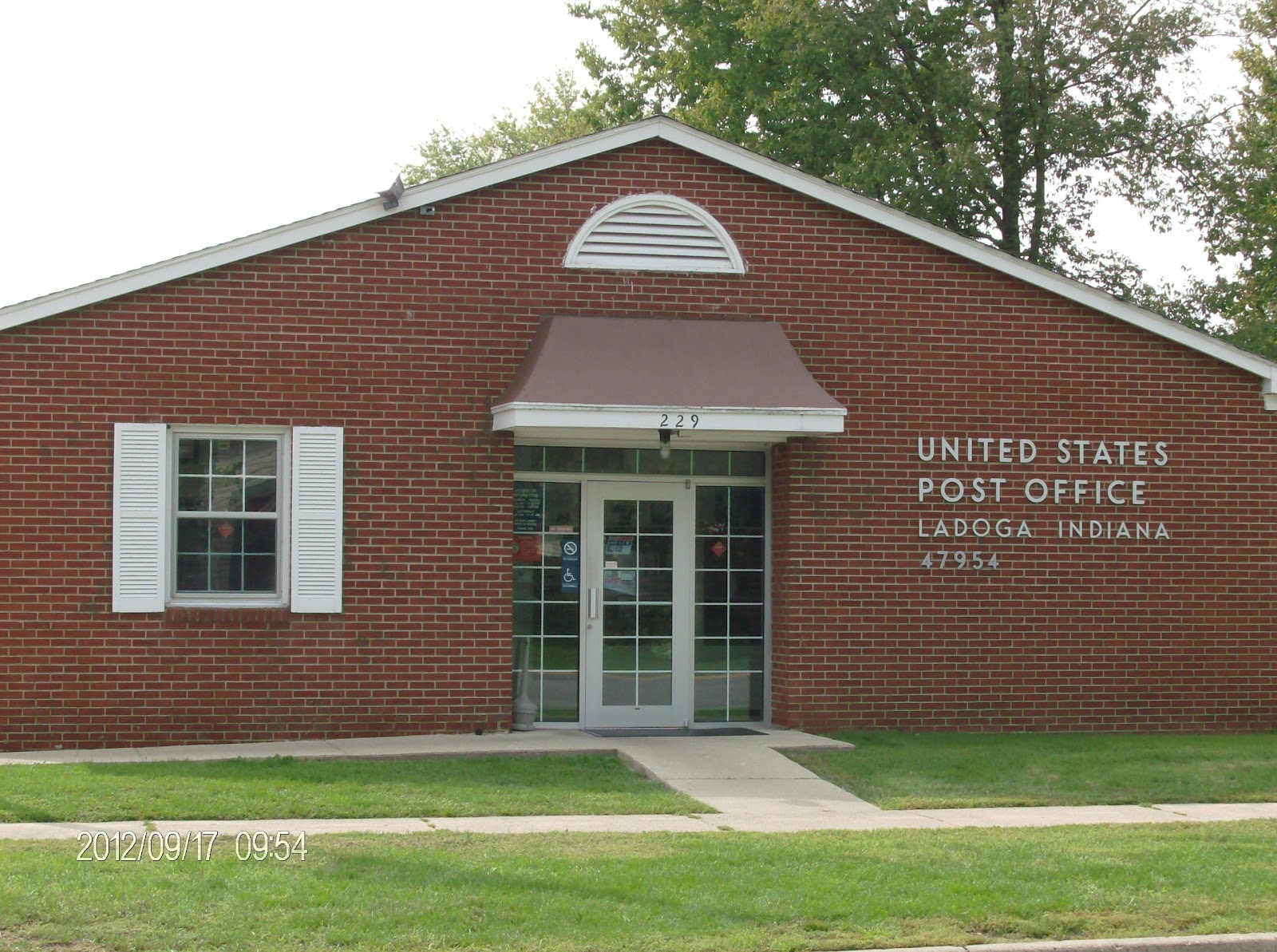 Streets of Ladoga Ladoga Clark Township Public Library and the Ladoga