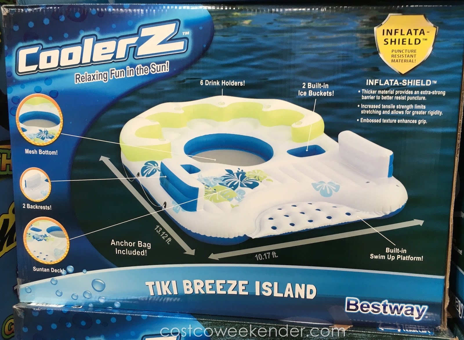 Bestway CoolerZ Tiki Breeze Island Costco Weekender