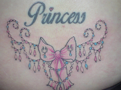 Feminino Bonito Arco De Tatuagem