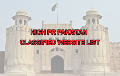High PR Pakistan Classified Website List