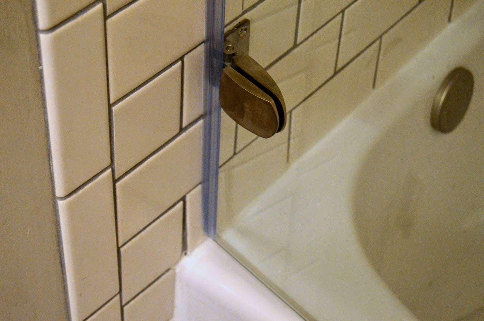 Aimlessly Elegant Bathroom Remodel Shower Door Kinda