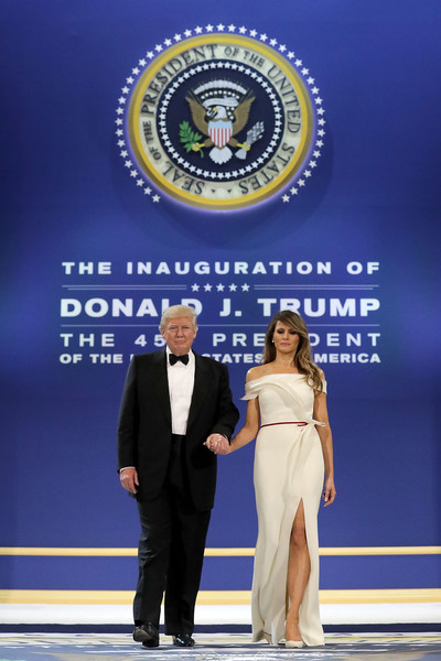 PRESIDENT DJT AND FIRST LADY  MEL..