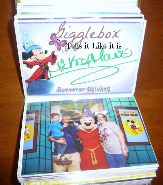 Making your own Disney autograph book. Gigglebox Tells it Like it is