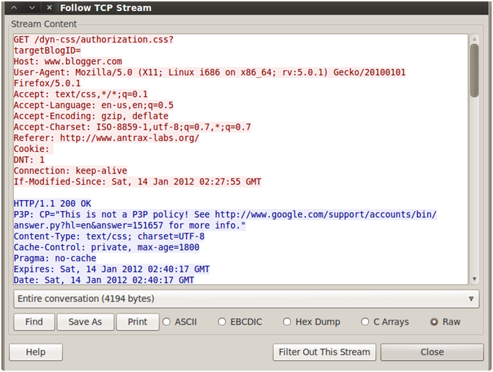 Sniffing con Wireshark 28