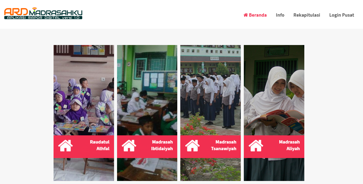 Operator Mumet Cara Login Aplikasi Raport Digital Ard Madrasah Operator Madrasah