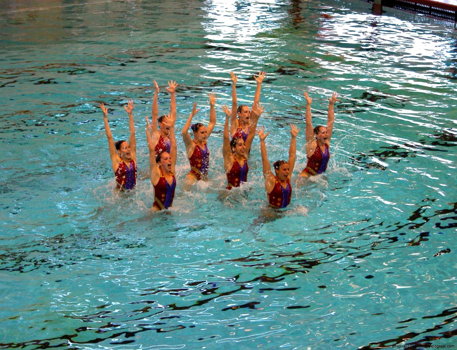Synchronized Swimming Girls