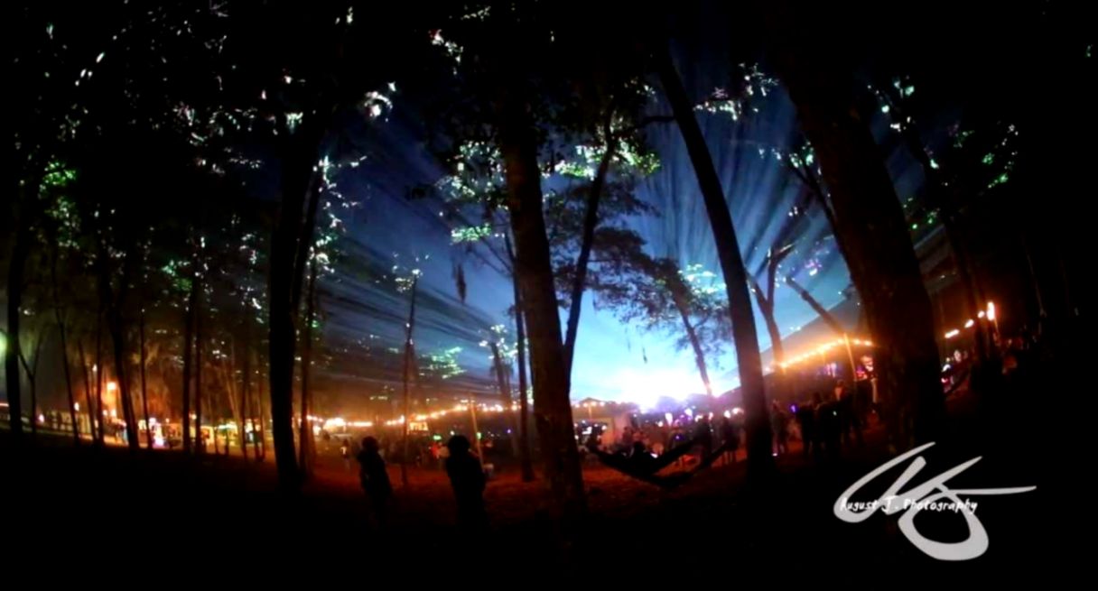 A Mossy Explosion of Lasers during Conspirator at Aura Music