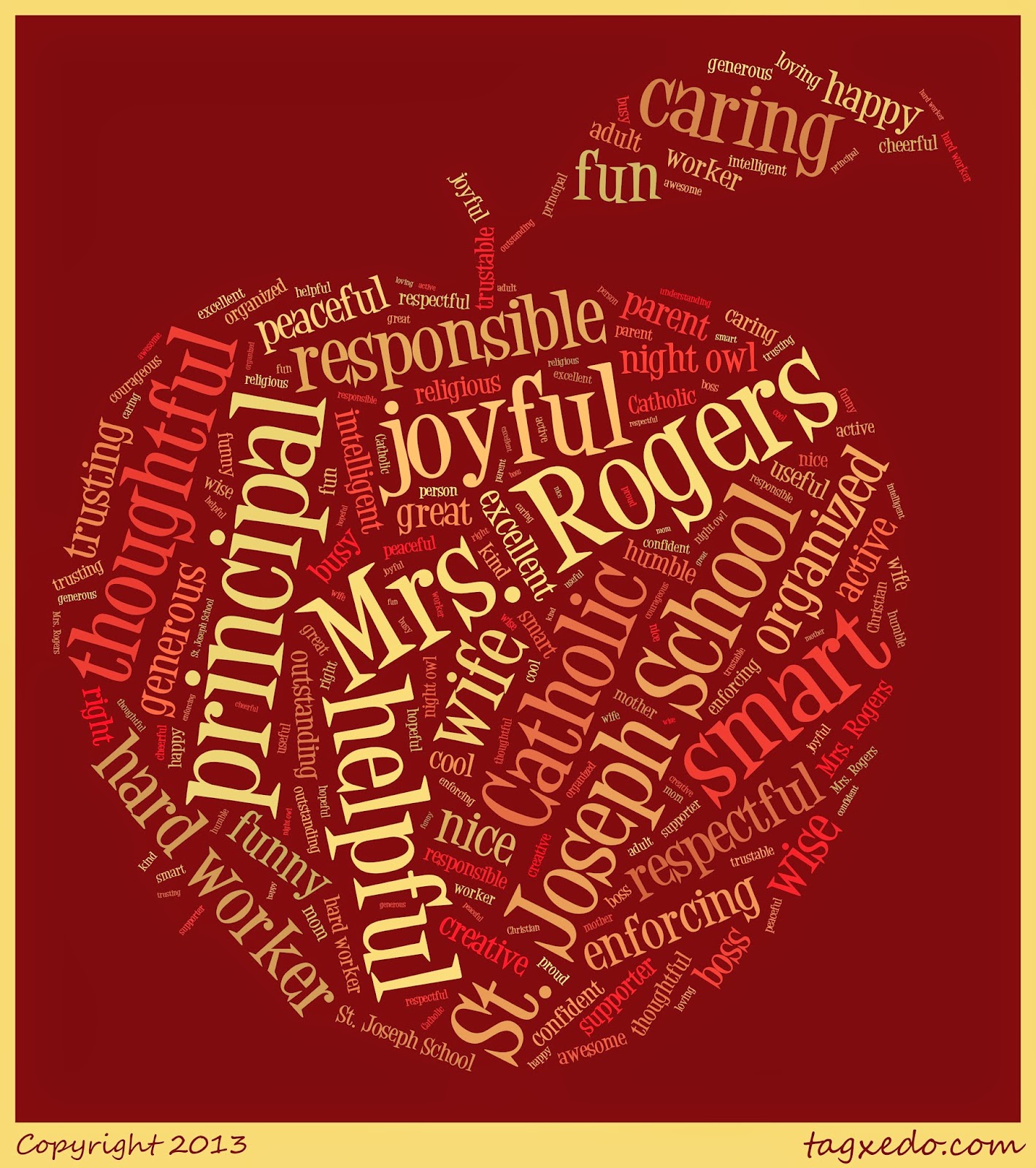 Look to Him and be Radiant Principal Appreciation Day Gift Idea