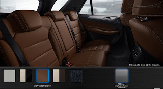 Màu nội thất Mercedes GLE 400 4MATIC 2019 Nội thất Mercedes GLE 400 4MATIC 2019 màu Nâu Saddle (224)
