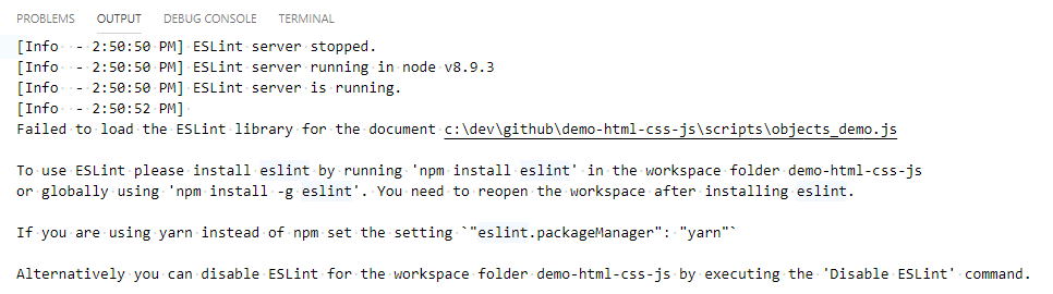Eslint Vscode Plugin My Public Notepad