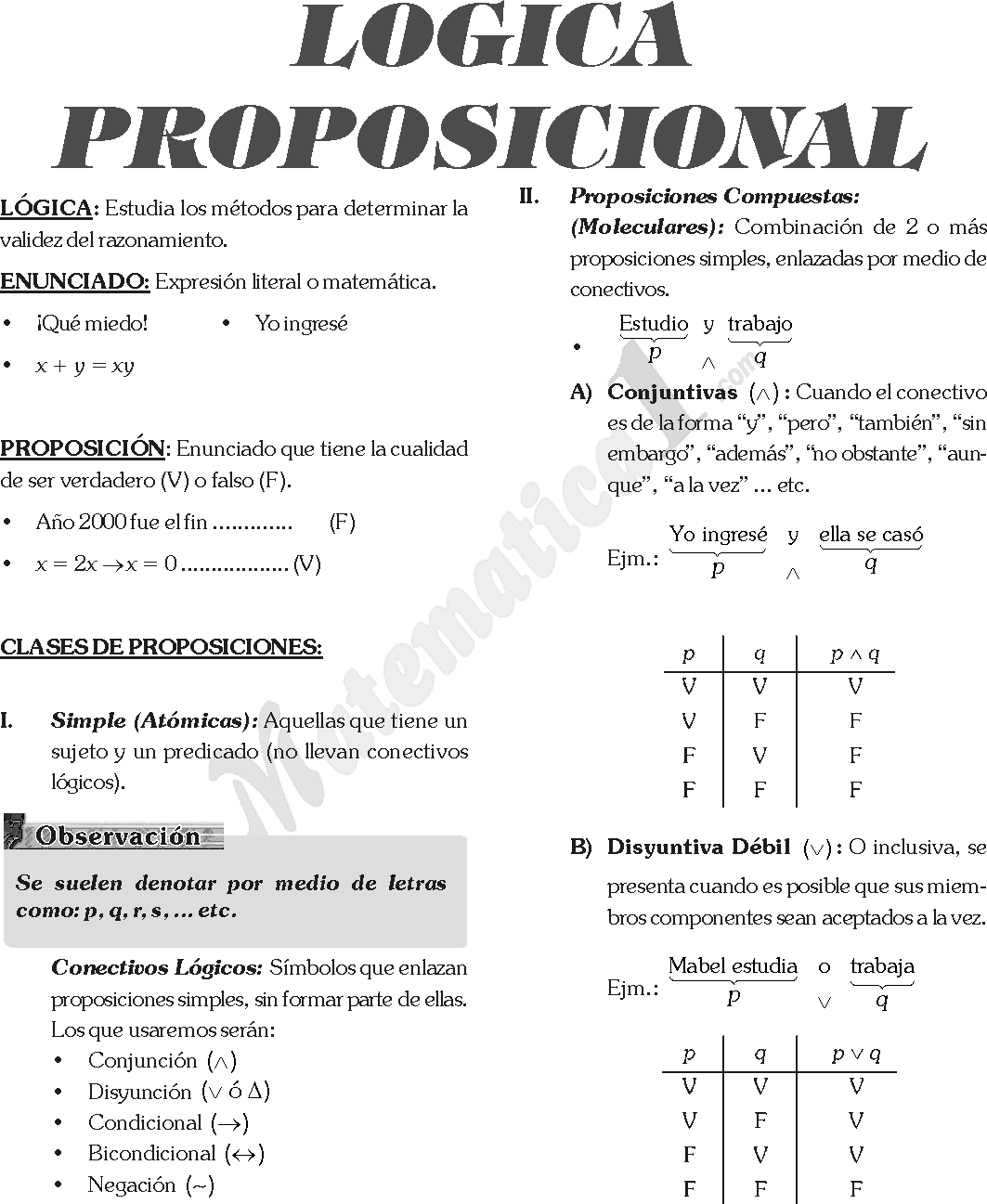 LOGICA PROPOSICIONAL EJERCICIOS RESUELTOS PDF