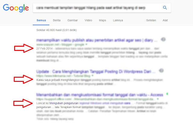 Cara Menghilangkan Tanggal Postingan pada artikel yang tayang