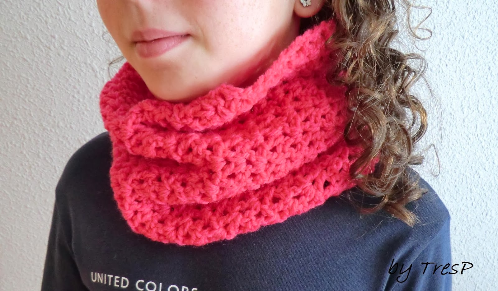 TresP craft blog: CUELLO DE CROCHET PARA CON PATRÓN