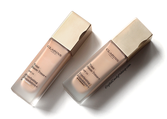 Clarins Everlasting Foundation+ SPF 15 109 Wheat 112 Amber Review
