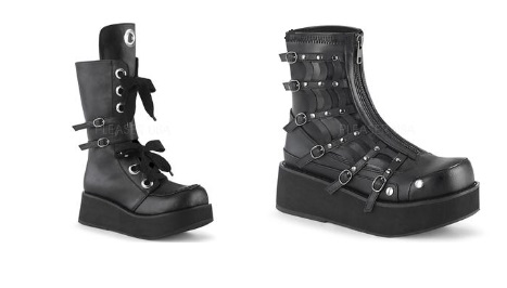 Display of the latest Demonia designs featured in the new arrivals