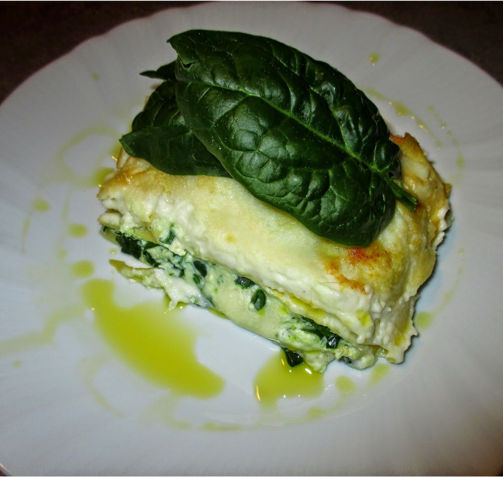FORNELLI IN FIAMME: LASAGNA WITH ASIAGO CHEESE, RICOTTA AND SPINACHES ...