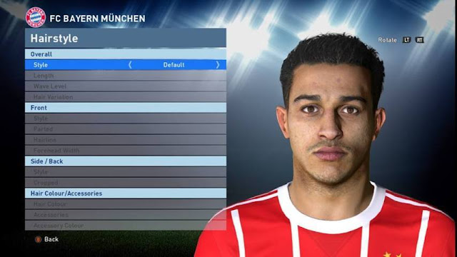 Thiago Alcantara Face Pes 2016 2017 Pes Belgium Glory