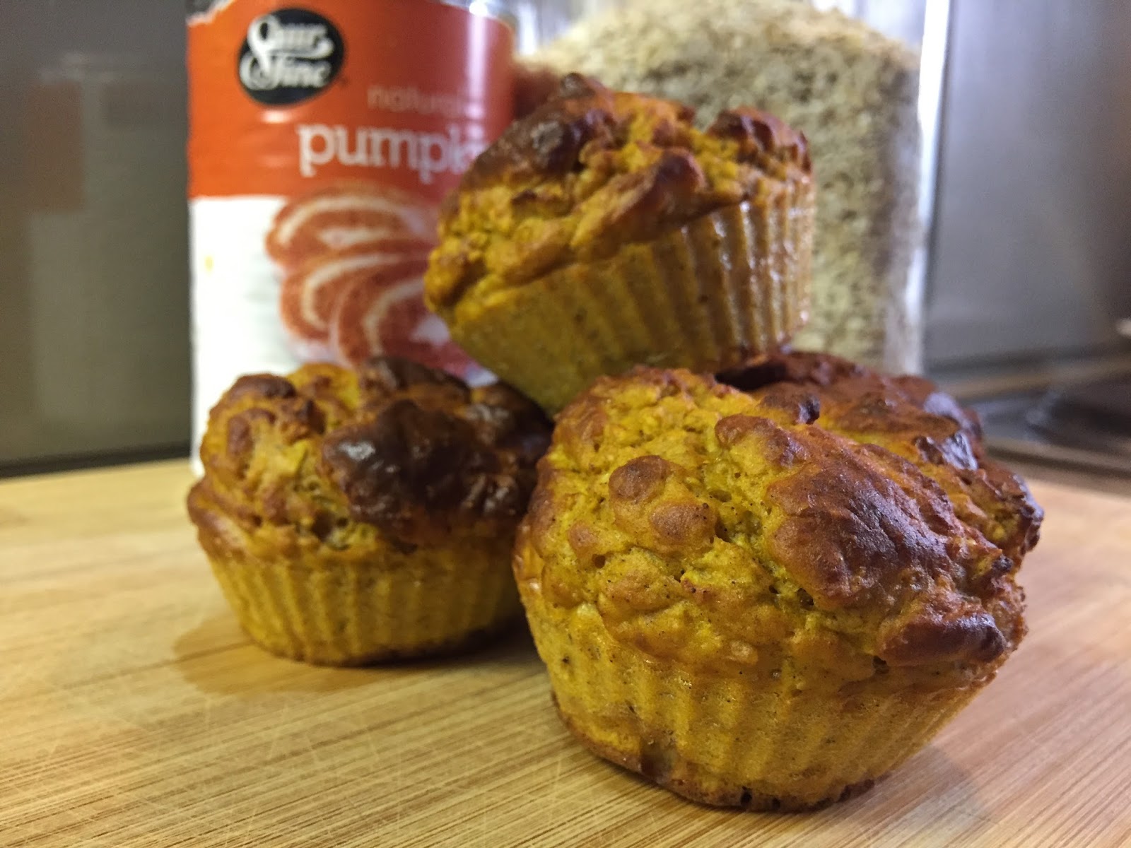 Bruises and Calluses Pumpkin Protein Oat Muffins