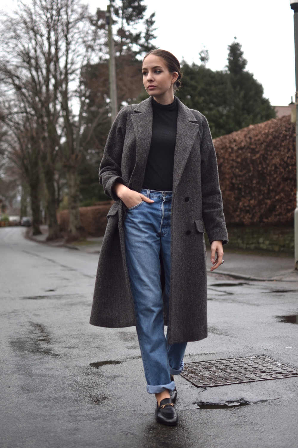 the boo and the boy: the oversized wool coat