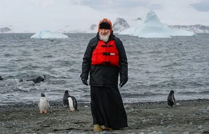 An unusual trip to Antarctica by Patriarch Kirill.
