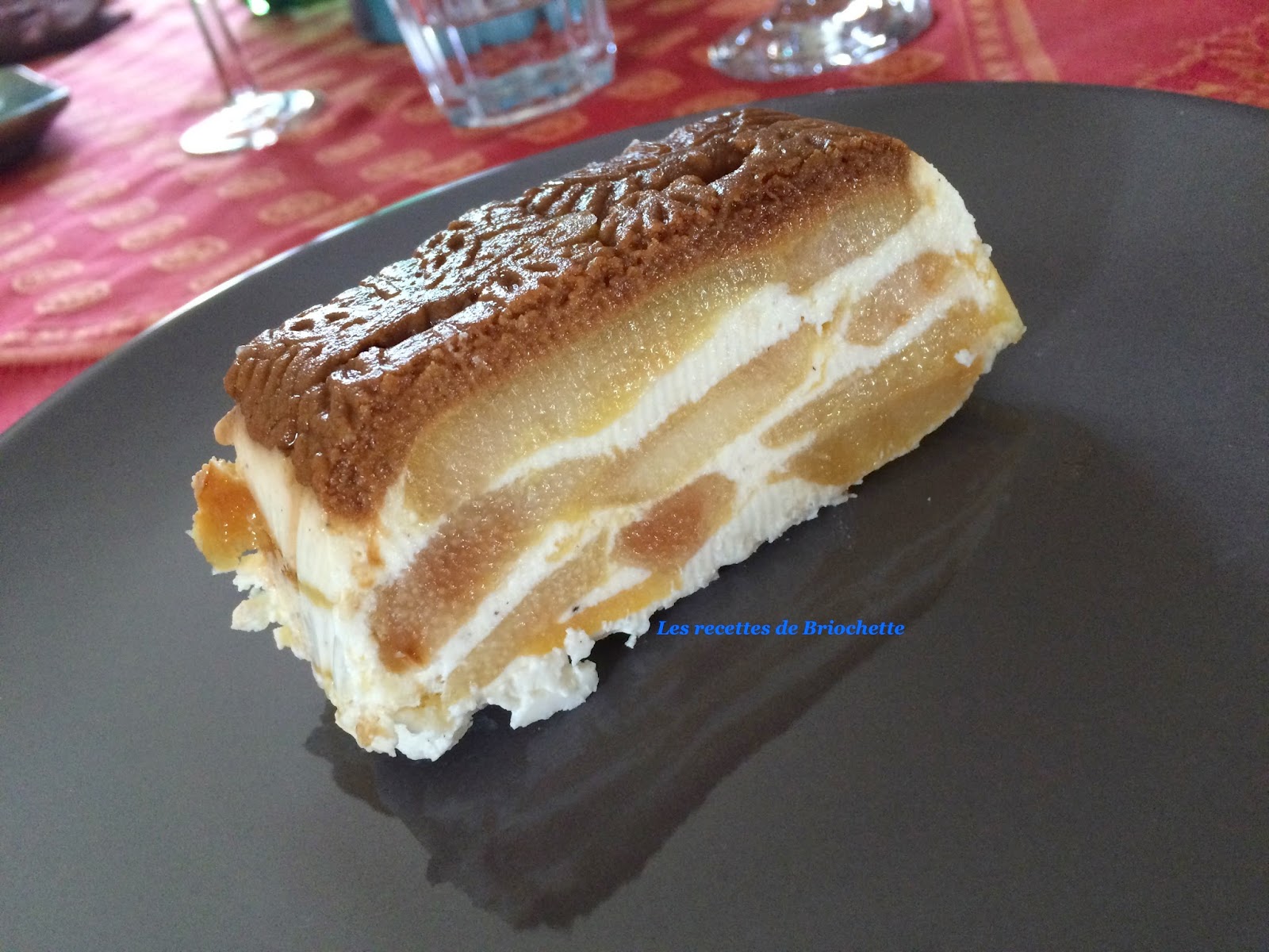 Marbre De Poire Au Mascarpone Et Speculoos Les Recettes de Briochette: Marbré de poire au mascarpone et spéculoos