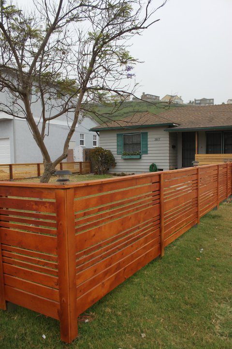Look What Jeff Did: Looking back...at what Jeff built: Front Yard Fence