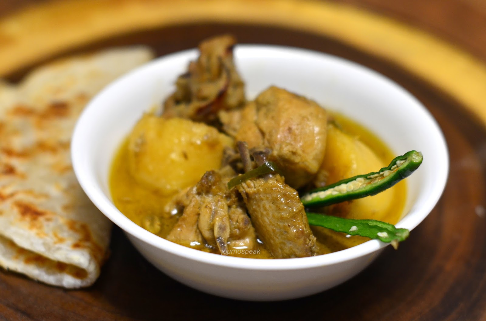 KANCHA LONKA MURGI GREEN CHILI CHICKEN CURRY GARDEN TO TABLE