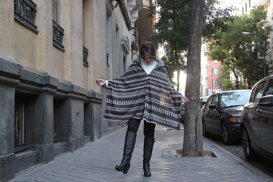 DIY Cómo hacer poncho muy fácil blog diy y blog de costura.