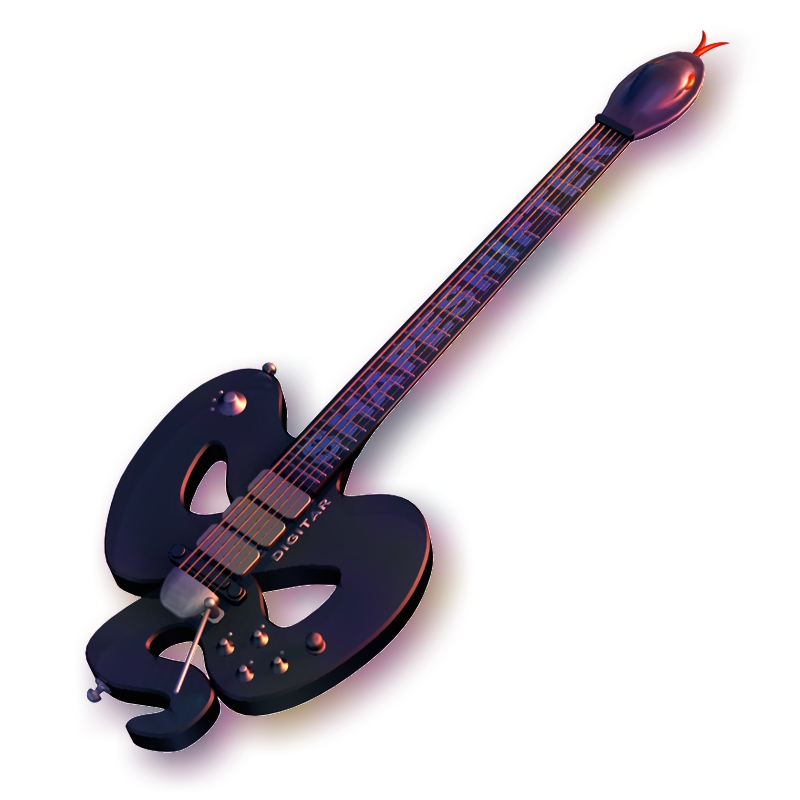 A long way from distant Shapeshifter Snake Guitar
