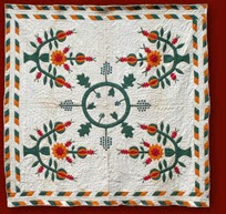 rose tree applique