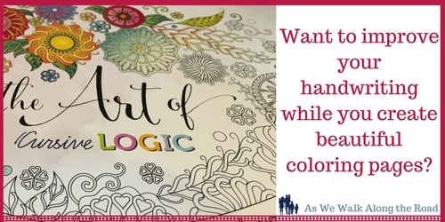 Cursive Logic adult coloring book review Cursive Logic adult coloring book review