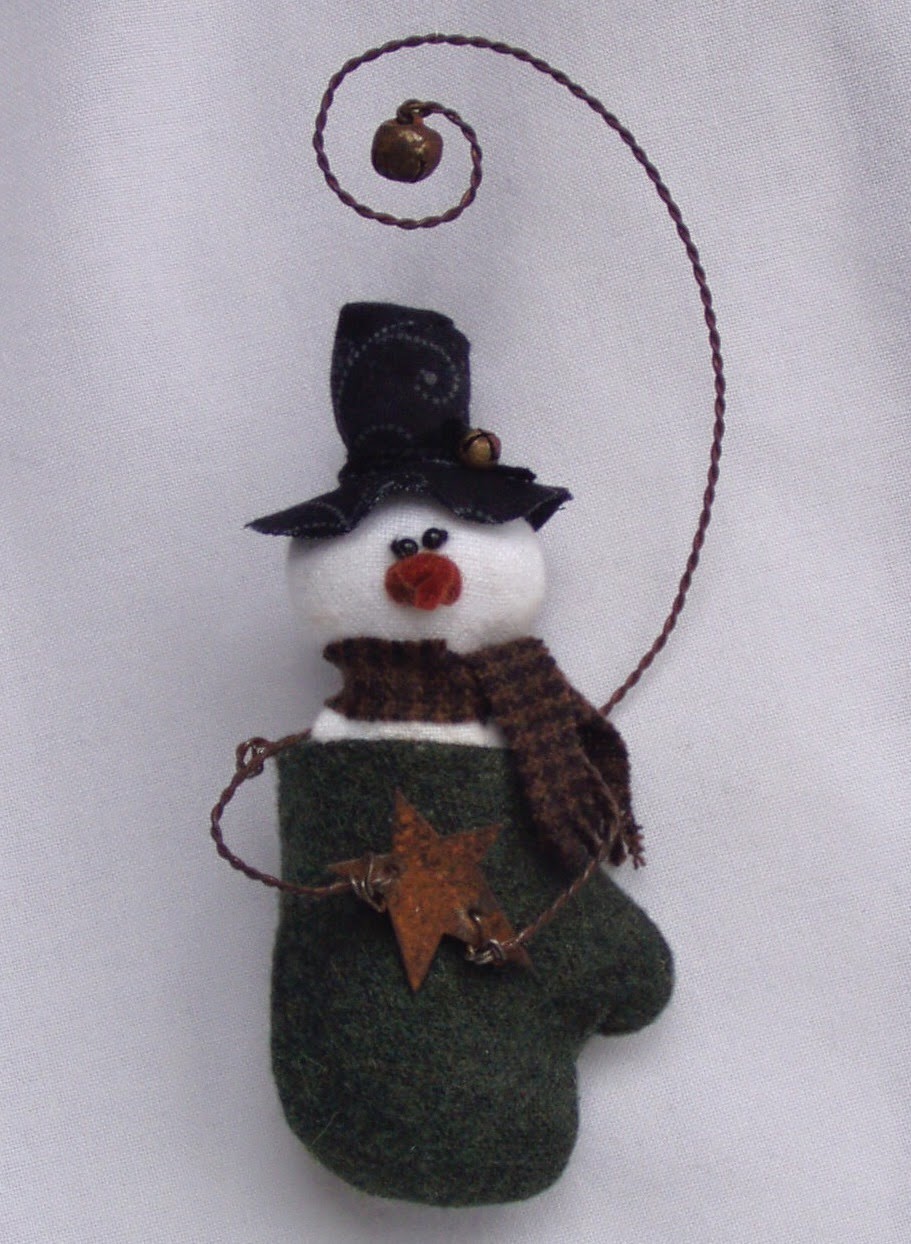 Smitten Snowman Ornament Epattern