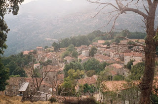vue d'Aullène en Alta Rocca, photo de Jany Lucchini