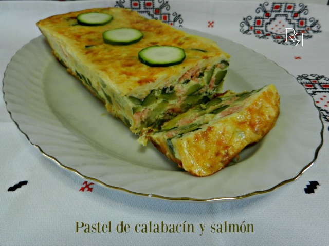 PASTEL DE CALABACIN Y SALMON | las recetillas de romo
