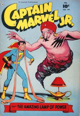 Captain MArvel Jr 94 cover: The Lamp of Power