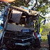 Bus Sugeng Rahayu Versus Truck di Ngawi