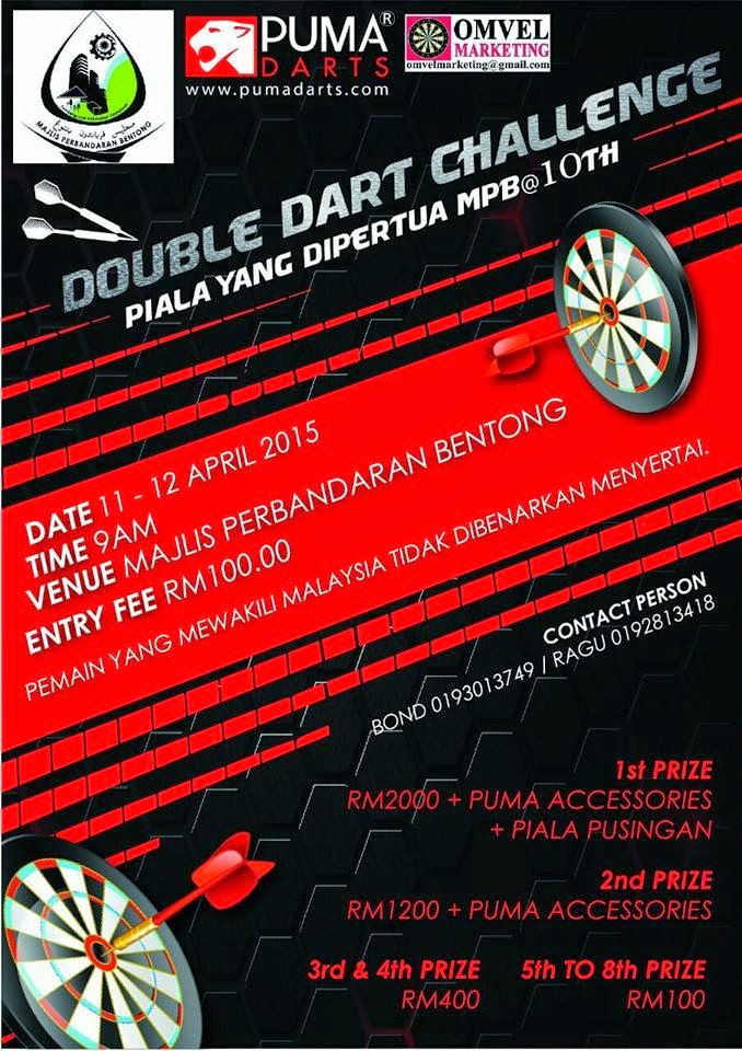 All About Darts DOUBLE DART CHALLENGE PIALA YANG DIPERTUA MPB 10TH